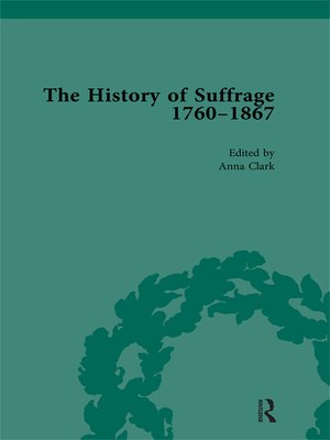 cover image of The History of Suffrage, 1760-1867 Vol 5